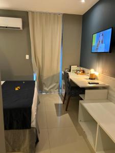 TV a/nebo společenská místnost v ubytování Flat Samba