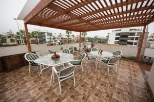 Balkón nebo terasa v ubytování Casablanca Lima