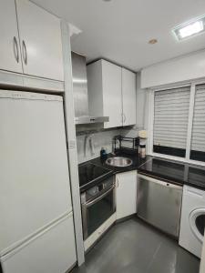 Køkken eller tekøkken på Apartamento céntrico en Vigo