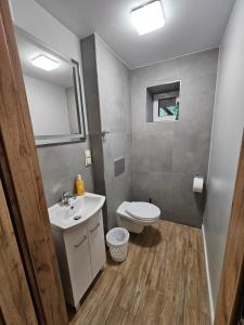 Phòng tắm tại Pokoje do wynajęcia- tanie noclegi, blisko TARGI KIELCE, Jaworznia 160 +8 ảnh