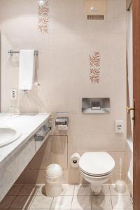 Koupelna v ubytování Neubichler Alm