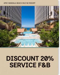 La alberca dentro o cerca de Apec Mandala Beach Mui Ne Resort