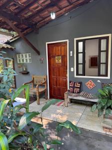 Istumisnurk majutusasutuses Apartamentos Ouro Verde