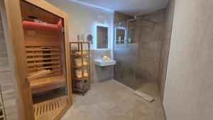 Koupelna v ubytování Apart Franziska