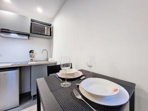 Η κουζίνα ή μικρή κουζίνα στο Illkirch-issime 2 - Neuf - Tram - Proche centre-ville - Moderne