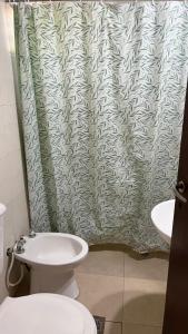 Et badeværelse på Cabañas Vista Andes IV