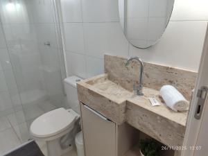 Ένα μπάνιο στο Apto c/ Churrasqueira a 750m da Praia EVP0504