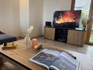 TV a/nebo společenská místnost v ubytování Holiday Home Brise Marine by Interhome + 30 fotografií