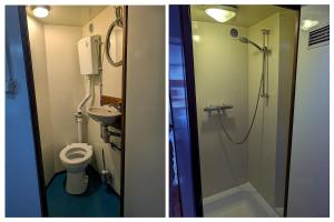 Et badeværelse på Zeilschip Marie Galante