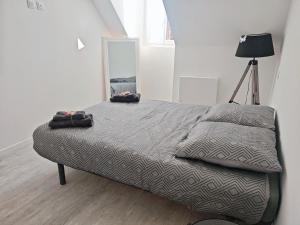 Postel nebo postele na pokoji v ubytování Le Pic des sommets + 13 fotografií