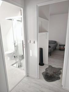 Koupelna v ubytování Le Pic des sommets