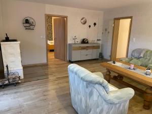 Χώρος καθιστικού στο Ferienwohnung Susanna