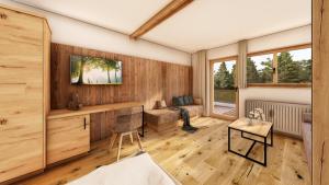 Μια τηλεόραση ή/και κέντρο ψυχαγωγίας στο Hotel Langeck