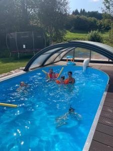 Πισίνα στο ή κοντά στο Ferienwohnung Susanna