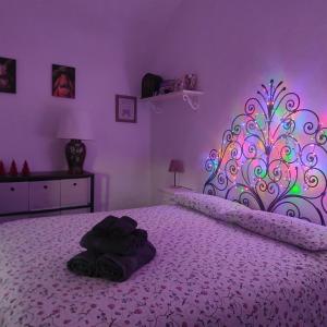 Postel nebo postele na pokoji v ubytování Ca du Len Gorra - MTB's Friendly