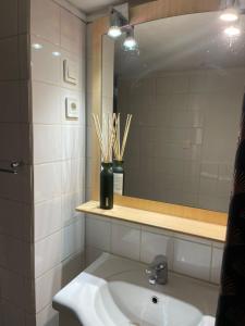 Ένα μπάνιο στο Studio avec Sauna secteur Centre Ville