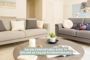 Χώρος καθιστικού στο Saint-Paul 6 personnes, jardin, calme, proche de tout