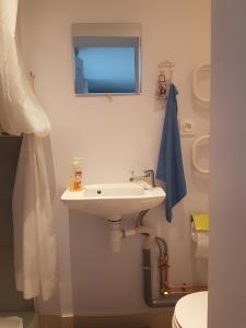 Koupelna v ubytování Chambre Armand