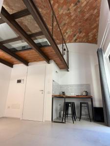 Nhà bếp/bếp nhỏ tại Loft Civico 80 Near Olbia