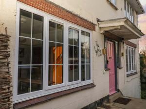 Bygningen som feriehuset ligger i