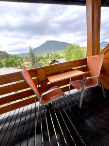 Üldine mäevaade või majutusasutusest Alpenparadies pildistatud vaade