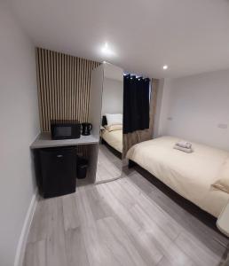 Postel nebo postele na pokoji v ubytování Borough Market 5 minutes walk