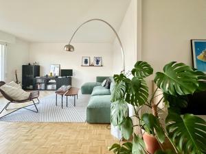 Χώρος καθιστικού στο Le Feudon - Grand 2 pièces avec balcon et parking privé