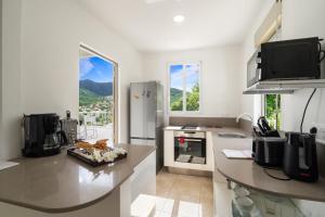 Η κουζίνα ή μικρή κουζίνα στο Villa Blanc de blanc