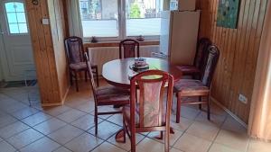 Et opholdsområde på Ferienwohnung Malchower See Strandnähe