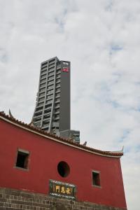 El edificio en el que está el hotel