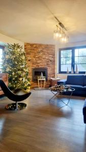 Χώρος καθιστικού στο Villa Marvin