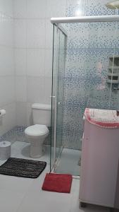 Koupelna v ubytování Casa Itapoá!