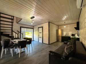 Et opholdsområde på gray house kryvorivnya