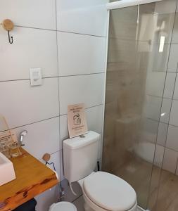 Vannituba majutusasutuses Recanto dos Canários - CHALÉ 2