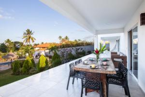 Balkón nebo terasa v ubytování Casa Porpora Cumbuco