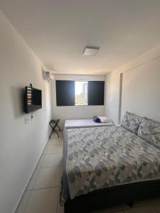 Ένα ή περισσότερα κρεβάτια σε δωμάτιο στο Suíte Corais Praia de Jatiúca AP204 +29 φωτογραφίες