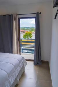 Giường trong phòng chung tại Casa Sofia! Pet friendly, AC, WiFi, Private parking