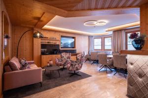 Телевізор і / або розважальний центр в Garni Birkenheim