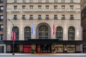 El edificio en el que está el hotel