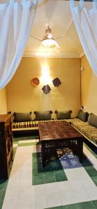 O zonă de relaxare la Freedom Yan Hostel