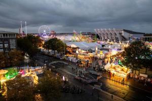 Γενική άποψη της πόλης Βρέμη ή θέα της πόλης από  αυτό το ξενοδοχείο