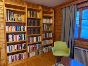 GersdorfにあるLandhaus Weitblickの本棚付きの部屋