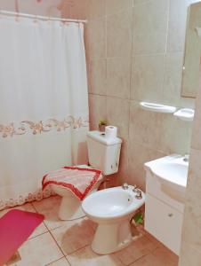 Koupelna v ubytování Cabañas Sprinter