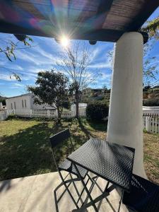 Un jardín fuera de Villa Valentina