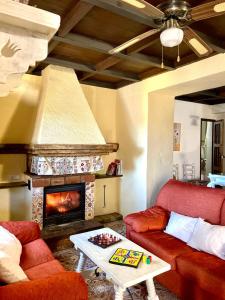 Posezení v ubytování Cortijo Molino los Justos