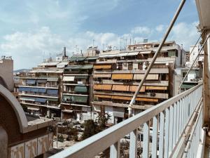 Μπαλκόνι ή βεράντα στο Athens Budget Rooms