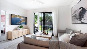 Χώρος καθιστικού στο Sunrise Ocean View