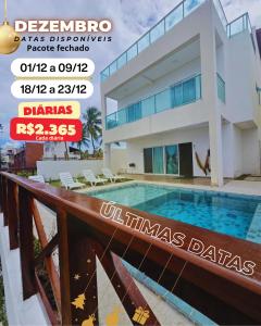 Πισίνα στο ή κοντά στο Casa Beira Mar com Piscina Maragogi - Amar & Mar