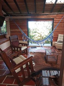 Khu vực ghế ngồi tại Descanso Rural Colombia
