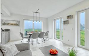 Χώρος καθιστικού στο Modernes Ferienhaus Mit Sauna